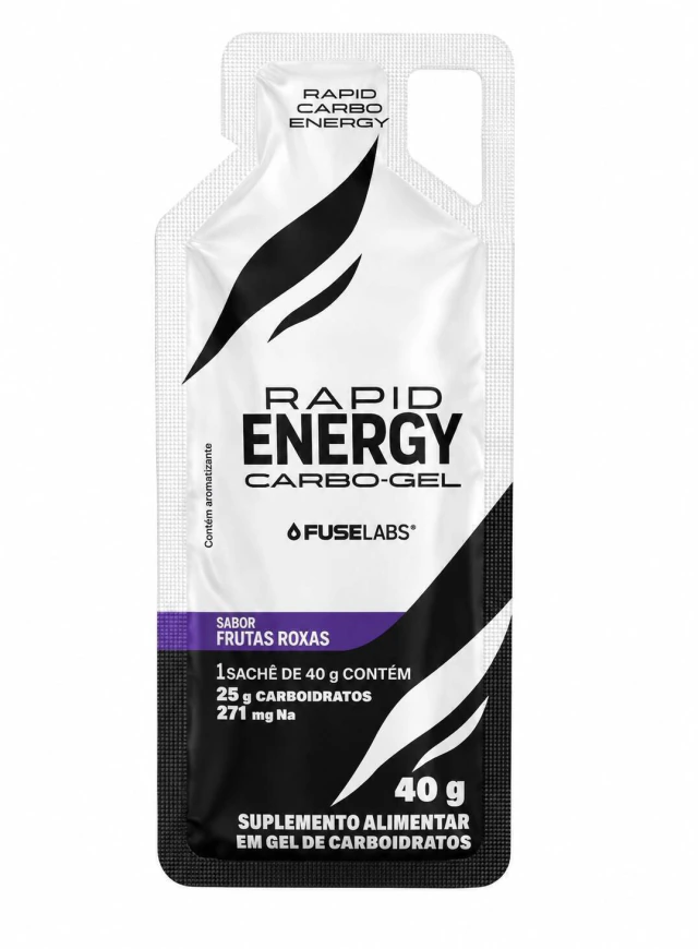 Rapid Energy Carbo-Gel Frutas Roxas | Sachê 40g
